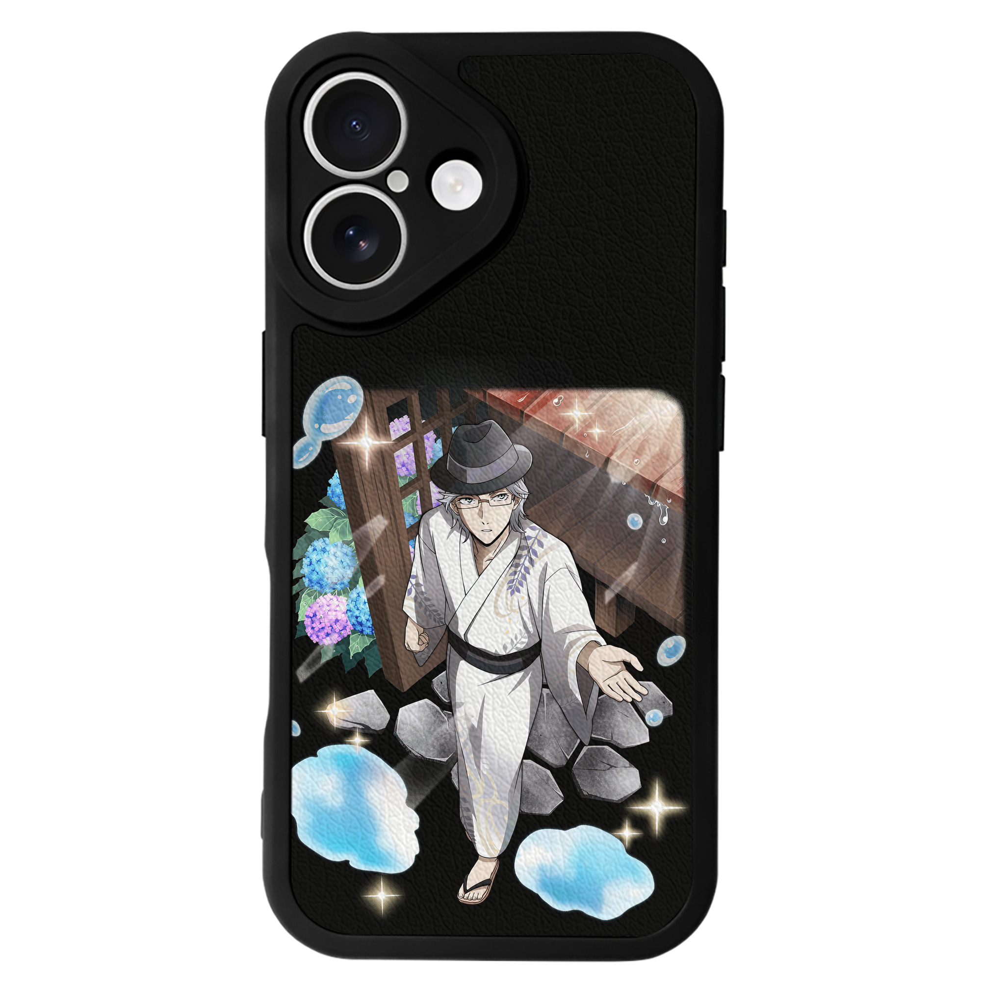 （画像用） 文豪ストレイドッグス Bungo Stray Dogs 【iPhone 16シリーズ対応】シリコンスマホケース（レザー調） 材質：シリコン